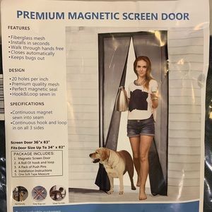 Magnetic Screen Door